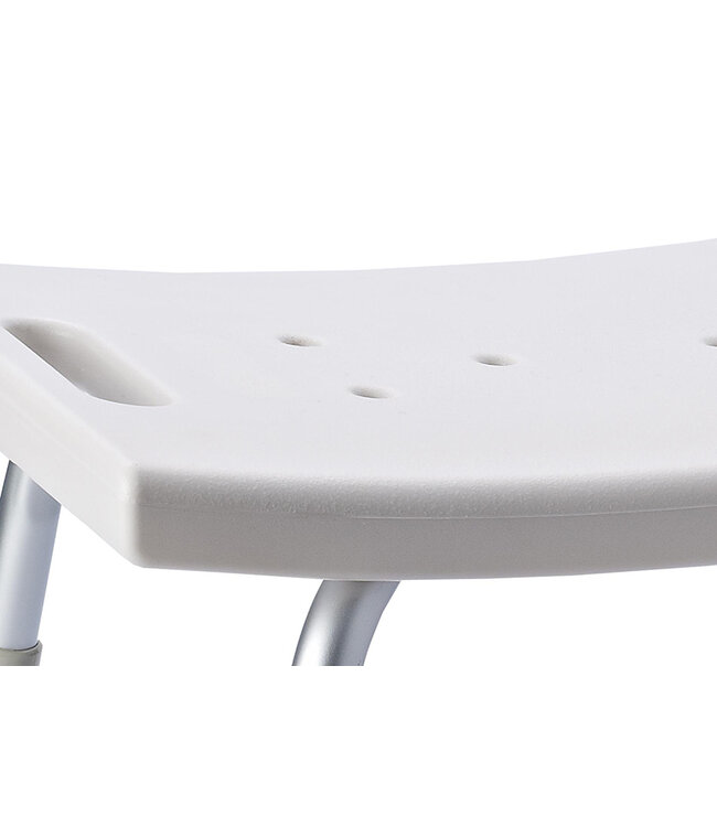 Badkamerstoel Ridder Sam  verstelbaar wit