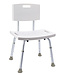 Badkamerstoel Ridder Sam  verstelbaar wit