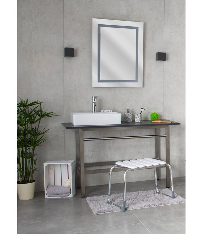 Wiesbaden Badkamerkruk Ridder Pro verstelbaar wit