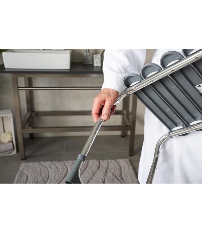 Wiesbaden Badkamerkruk Ridder Pro verstelbaar Grijs