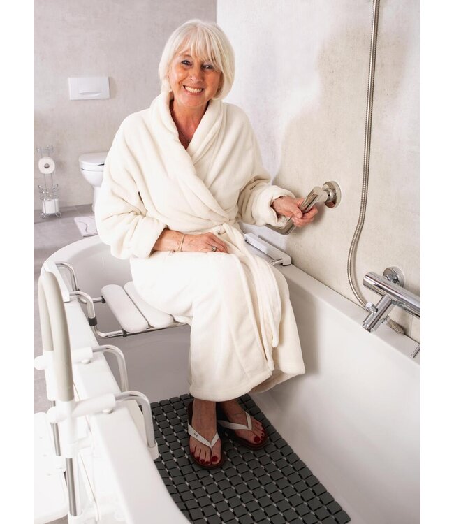 Wiesbaden Badzitje Ridder Pro verstelbaar wit