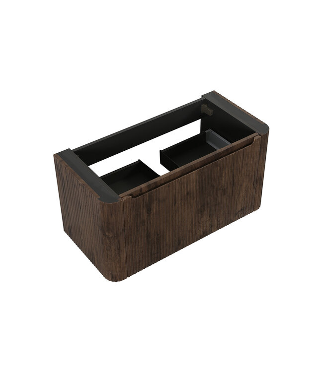 Onderkast Sulora Bruin Eiken 120cm | Geribbeld Design & Softclose