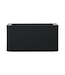 Onderkast Sulora Mat Zwart 100cm | Geribbeld Design & Softclose