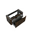 Onderkast Sulora Walnoot 80cm | Geribbeld Design & Softclose