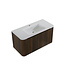 Onderkast Sulora Walnoot 80cm | Geribbeld Design & Softclose