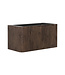 Onderkast Sulora Bruin Eiken 80cm | Geribbeld Design & Softclose
