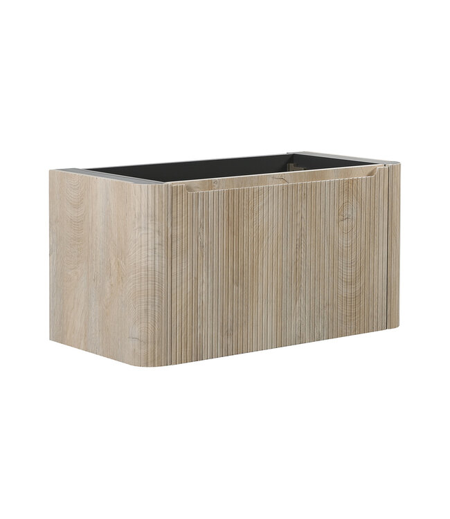 Onderkast Sulora Licht Eiken 80cm | Geribbeld Design & Softclose