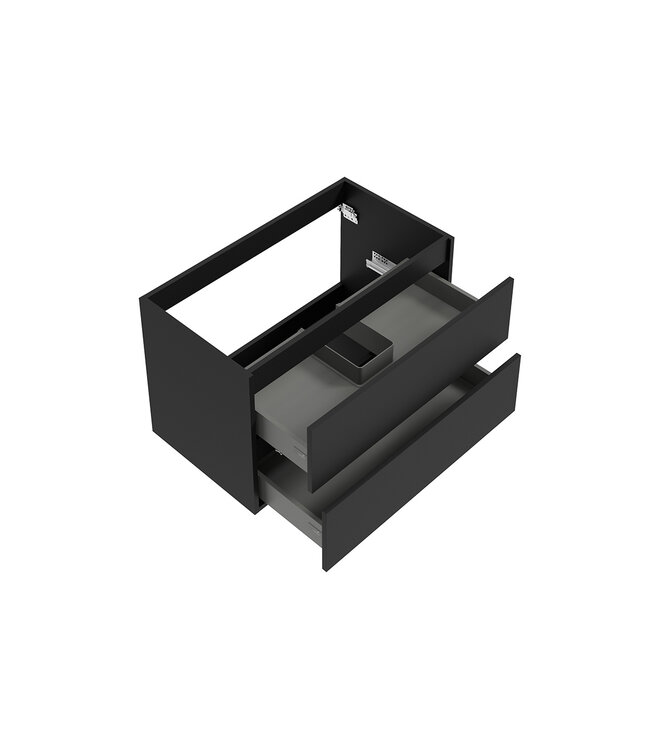 Onderkast Alvara Mat Zwart 80cm | Hettich & Softclose