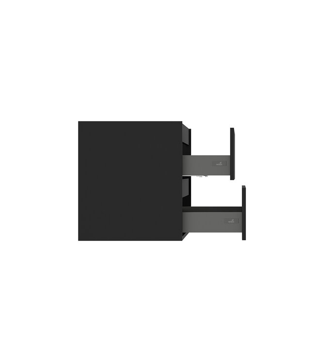 Onderkast Alvara Mat Zwart 80cm | Hettich & Softclose