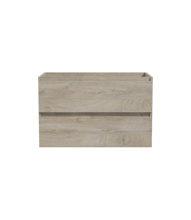 Wiesbaden Onderkast Alvara Grijs Eiken 80cm | Hettich & Softclose