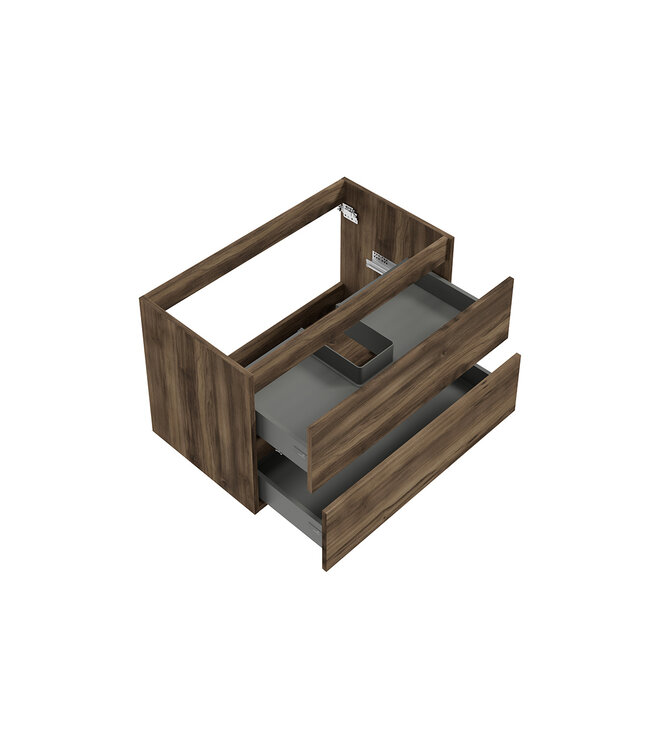 Wiesbaden Onderkast Alvara Donker Eiken 80cm | Hettich & Softclose