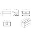 Onderkast Alvara Cashmere 80cm | Hettich & Softclose