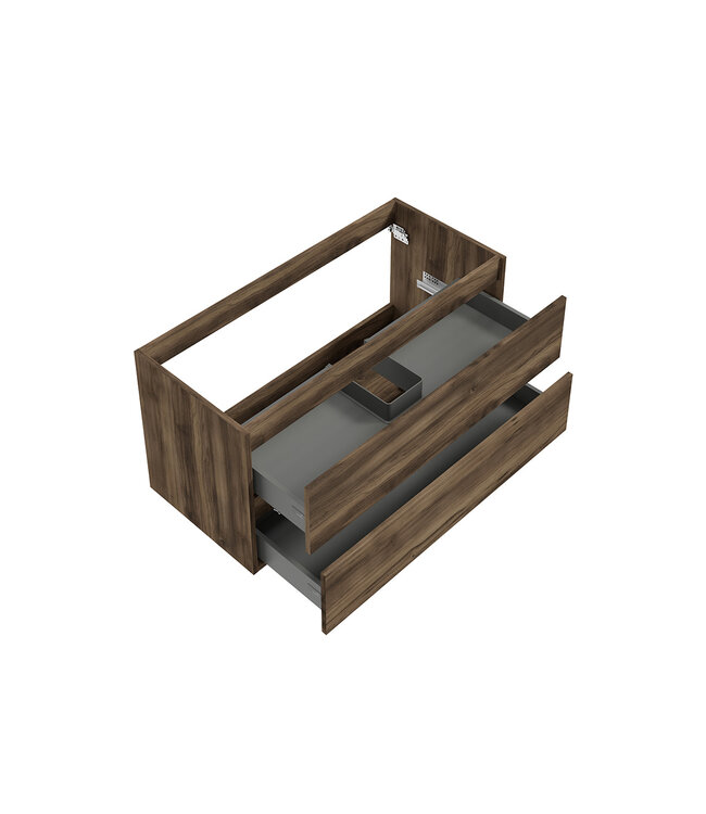 Onderkast Alvara Donker Eiken 100cm | Hettich & Softclose