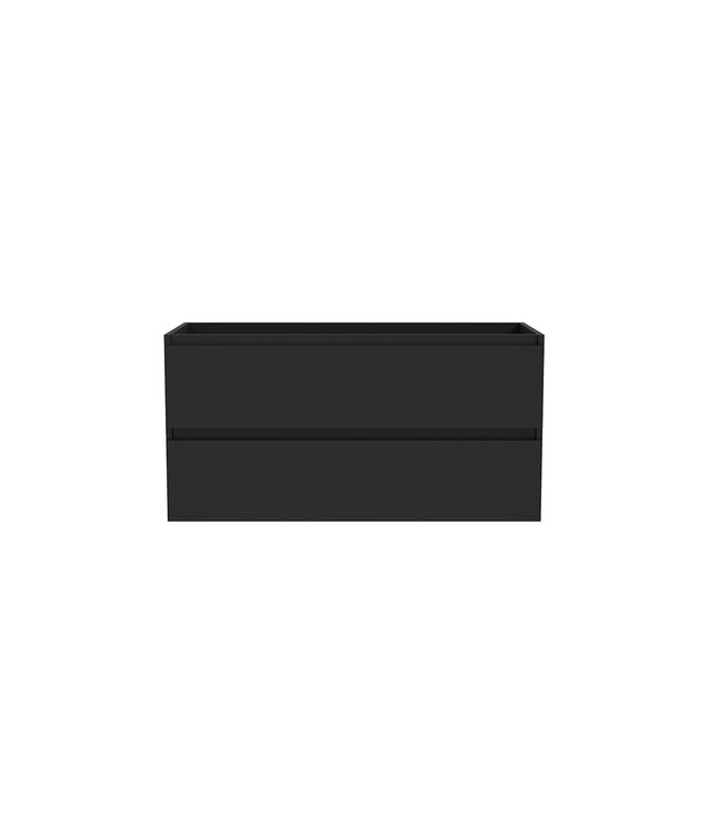 Onderkast Alvara Mat Zwart 100cm | Hettich & Softclose