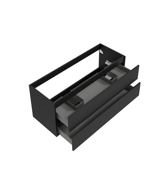 Onderkast Alvara Mat Zwart 120cm | Hettich & Softclose