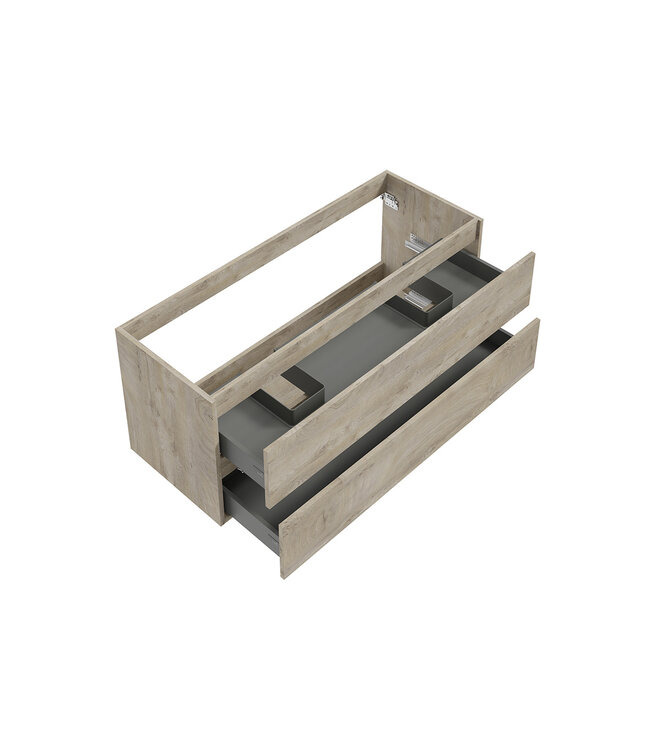 Wiesbaden Onderkast Alvara Grijs Eiken 120cm | Hettich & Softclose