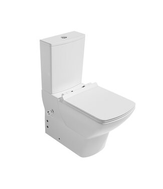 Isvea Staand toilet SOLUZIONE met geintegreerde bidetkraan - Randloos - OA&PK