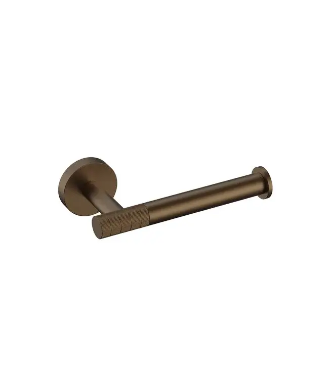 Toilet Accessoires Set-2 Stria Mat Bruin Brons PVD - Toiletborstelhouder + Toiletrolhouder + Handdoekhaak