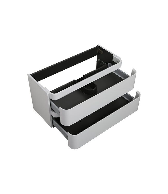 Onderkast Novira Mat Wit 120x48cm | Afgeronde hoeken