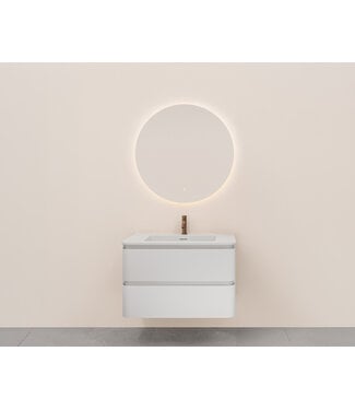 Wiesbaden Onderkast Novira Mat Wit 100x48cm | Afgeronde hoeken