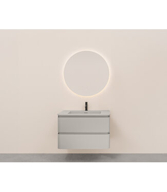 Wiesbaden Onderkast Novira Mat Zand 80x48cm | Afgeronde hoeken