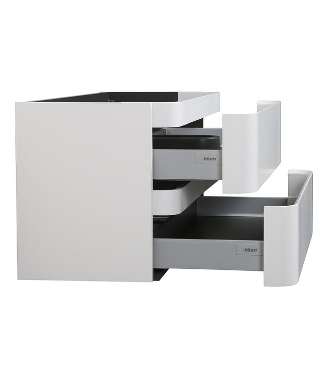 Onderkast Novira Mat Wit 80x48cm | Afgeronde hoeken