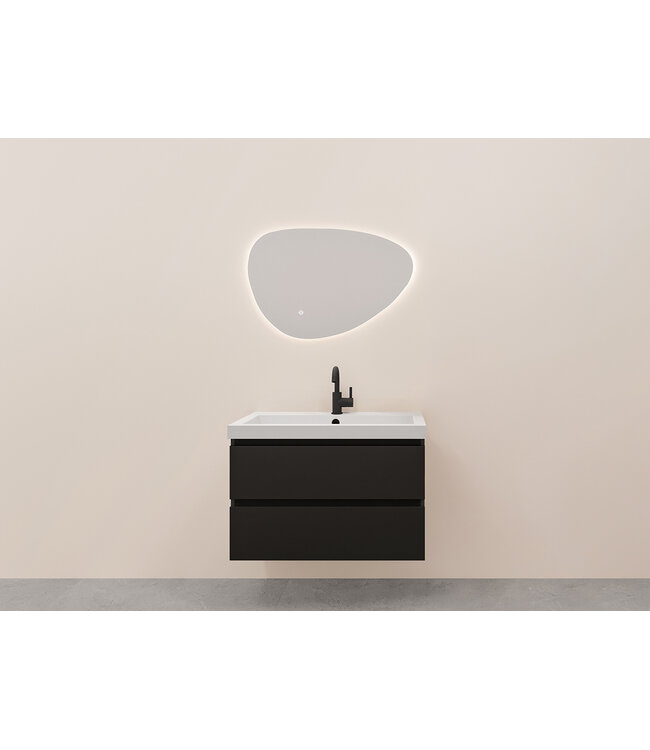 Onderkast Alvara Mat Zwart 80cm | Hettich & Softclose