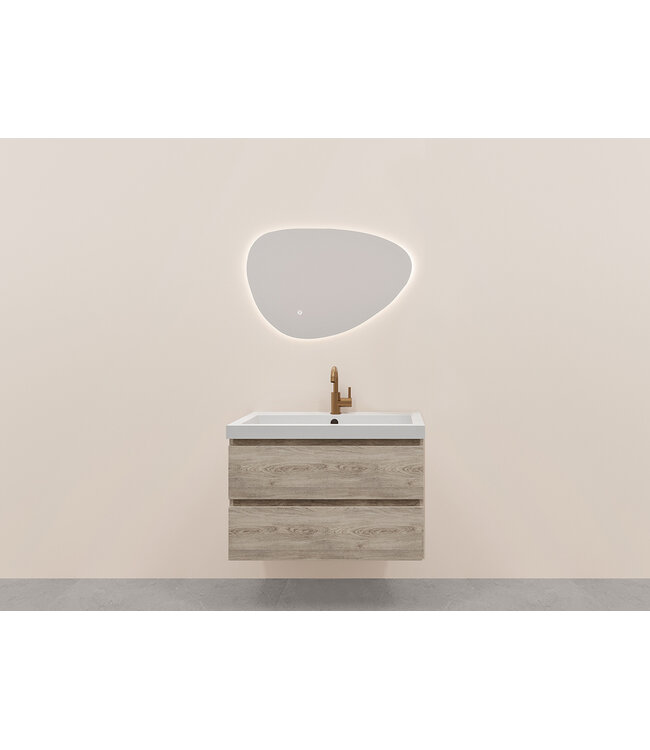 Onderkast Alvara Grijs Eiken 80cm | Hettich & Softclose