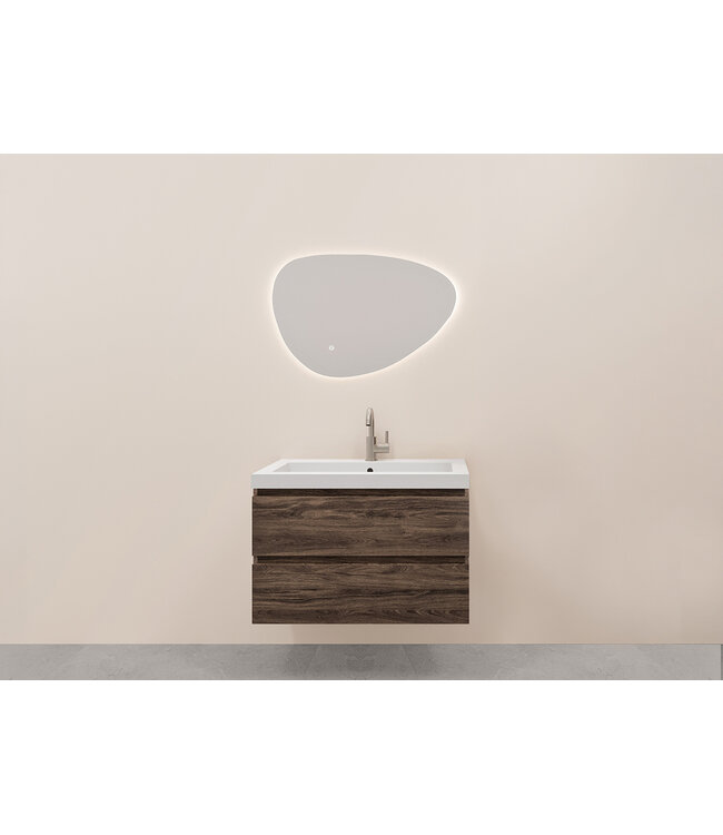 Onderkast Alvara Donker Eiken 80cm | Hettich & Softclose