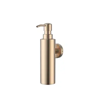 DutchLine Zeepdispancer Alya - Geborsteld brons koper - PVD-gecoat - Wandmontage  275ml