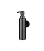 DutchLine Zeepdispancer Alya - Mat Zwart - PVD-gecoat - Wandmontage  275ml