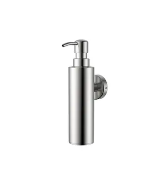 DutchLine Zeepdispancer Alya - Geborsteld Staal - Wandmontage  275ml