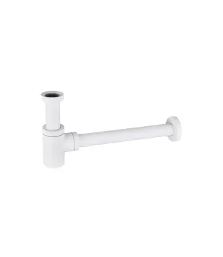 ALONI Sifon Alya Lux Matw Wit | Verkort RVS Sifon 95mm | Dutchline