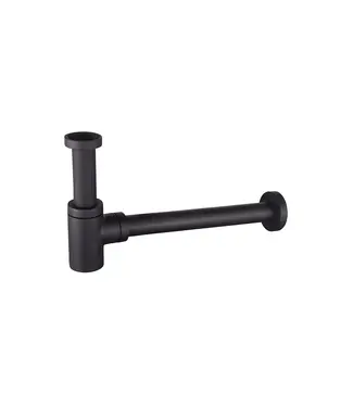 ALONI Sifon Alya Lux Mat Zwart | Verkort RVS Sifon 95mm | Dutchline