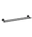 DutchLine Handdoekrek Dubbel Grip Gunmetal 60cm met reliëf