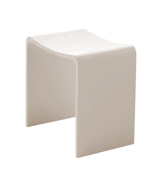 Wiesbaden Douchekruk Zita Beige 40x30x42 solid surface