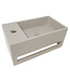 Toilet Fontein Julia Beige Rechts met handdoekhouder 35x20x15cm L/R
