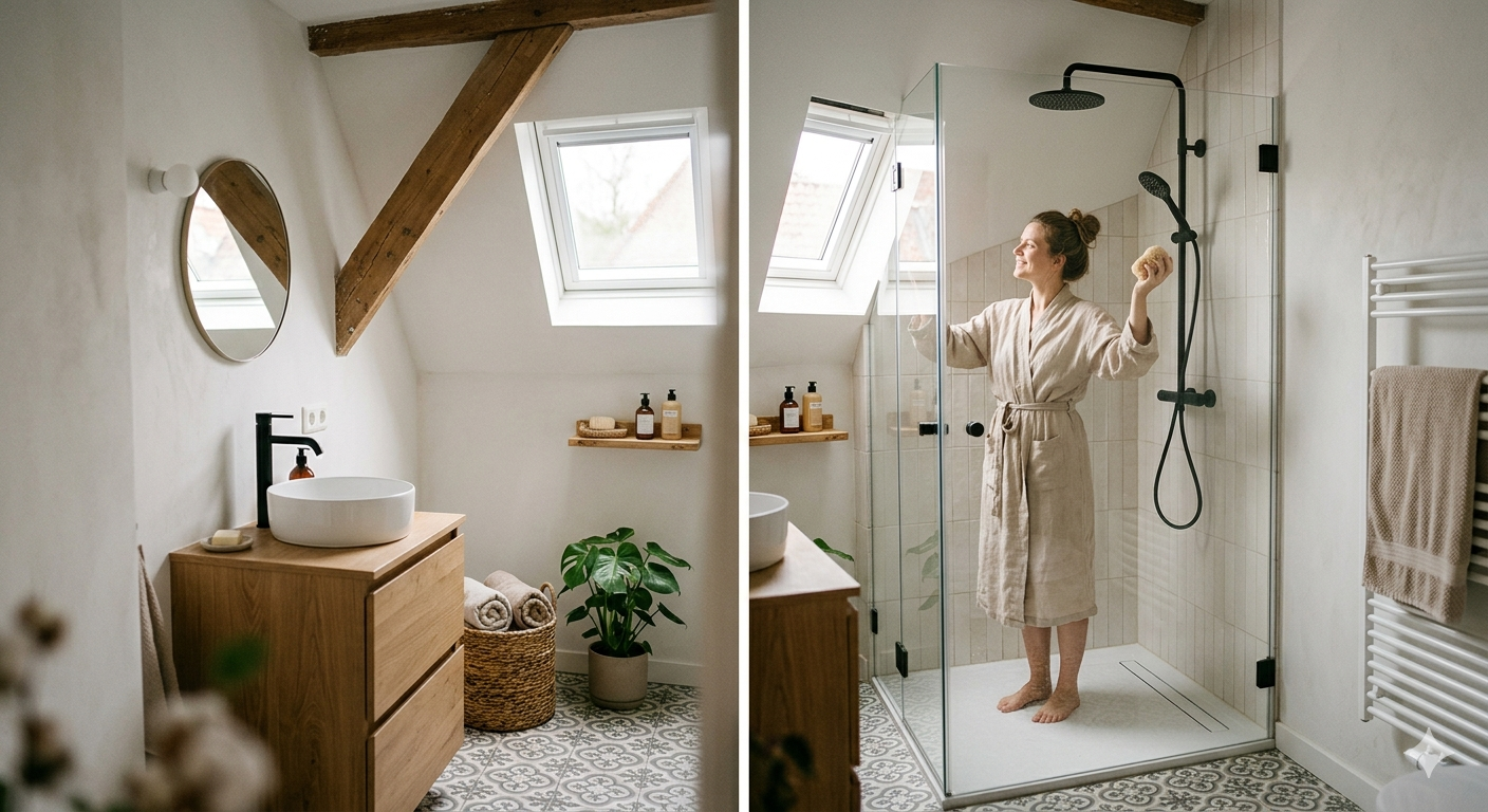 Hoe kies je een douchecabine voor kleine badkamer