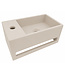 Toilet Fontein Julia Beige Links met handdoekhouder 35x20x15cm L/R