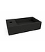 Toilet Fontein Lotte Mat Zwart Rechts 40x22x10cm Solid Surface