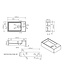 Toilet Fontein Lotte Mat Wit Rechts 40x22x10cm Solid Surface