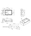 Toilet Fontein Lotte Mat Wit Rechts 40x22x10cm Solid Surface