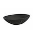 Waskom Ovaal Kim Mat Zwart | 59cm Solid Surface Opzetwaskom