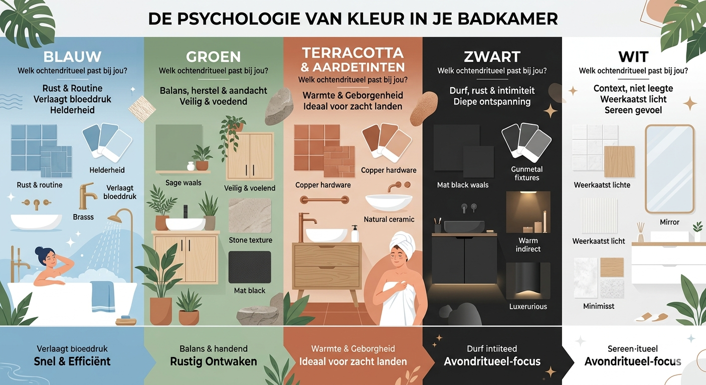 Kleurpsychologie badkamer