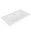Wastafel Bajo 80x46 cm – Keramiek Glans Wit (1 Kraangat)