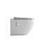 Hangtoilet met Bidet Aloni Pro – Tornado Flush – Mat Wit – 52,5 cm