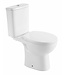 Duoblok Toilet Staand Rimless OA - Glans Wit incl. Zitting