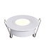 Inbouwspot Enkel Wiesbaden Spotz Mat Wit - IP65 Badkamer - Dimbaar