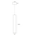 Badkamer Hanglamp Oriona Geborsteld Messing - IP44 - Dimbaar | Wiesbaden