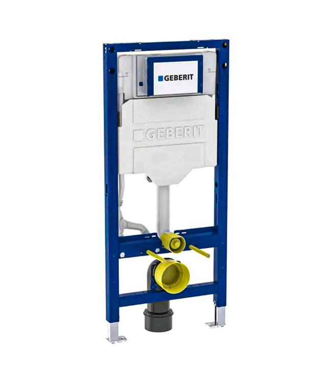 Toiletset Geberit UP320 - Creavit Hangtoilet Randloos Cappuccino - Drukplaat RVS